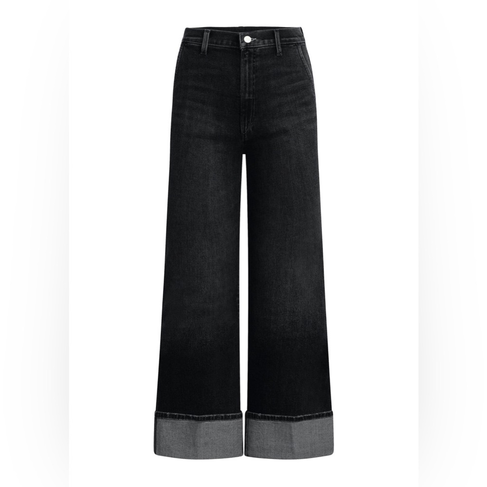 Joe's Jeans Dark Wide-Leg Denim - Picture 4 of 14